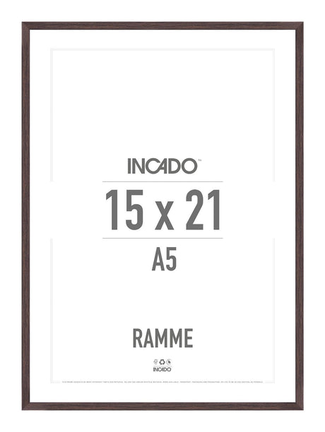 Cherry Brun Ramme - Incado NordicLine - 15 x 21 cm 15 x 21  cm Ramme