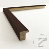 Cherry Brun Ramme - Incado NordicLine - 30 x 40 cm