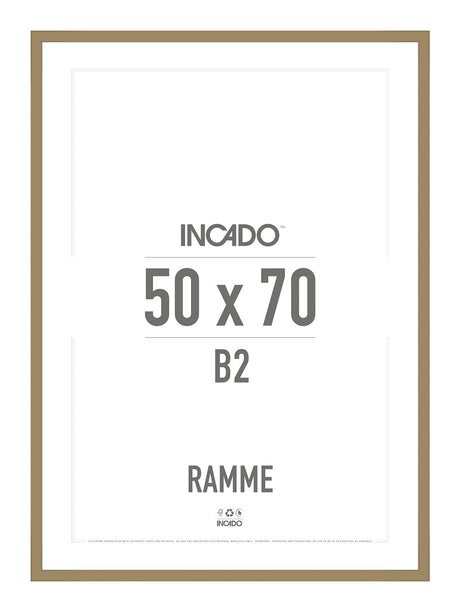 Dijon Gul Ramme - Incado NordicLine - 50 x 70 cm 50 x 70  cm Ramme