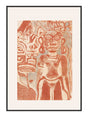 Stammefolk  - Kunstplakat - Paul Gauguin 30 x 40  cm Plakat