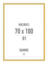 Lemon Curry Gul Ramme - Incado NordicLine - 70 x 100 cm 70 x 100  cm Ramme
