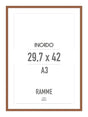 Rust Rødlig Ramme - Incado NordicLine - 29,7 x 42 cm / A3 29,7 x 42  / A3 cm Ramme