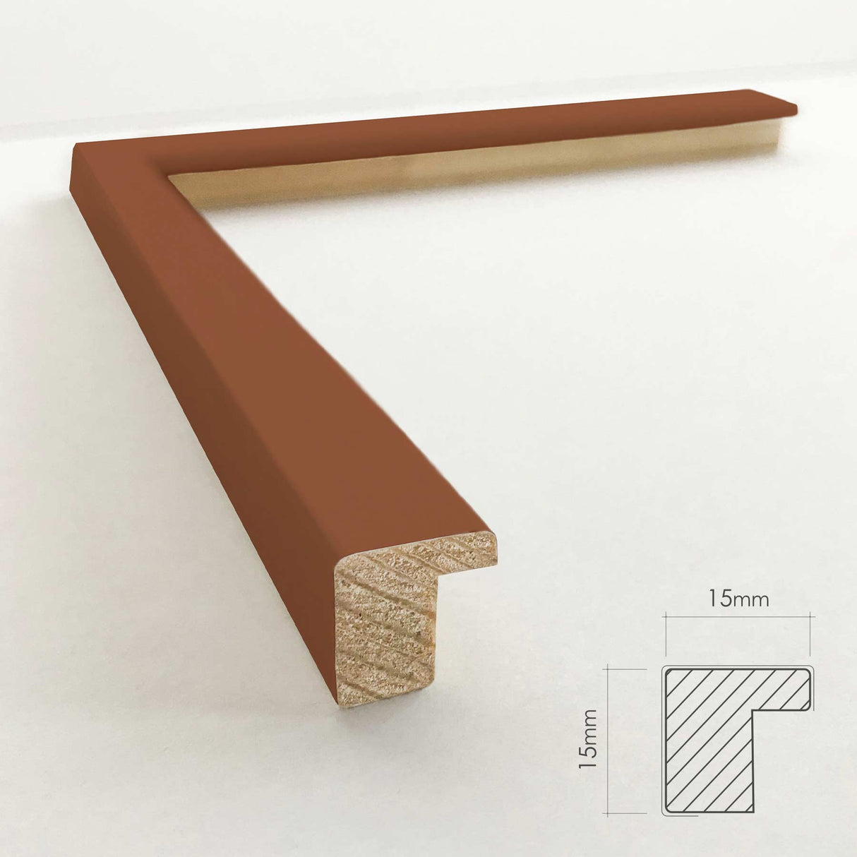 Rust Rødlig Ramme - Incado NordicLine - 29,7 x 42 cm / A3