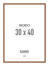 Rust Rødlig Ramme - Incado NordicLine - 30 x 40 cm 30 x 40  cm Ramme