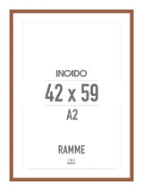 Rust Rødlig Ramme - Incado NordicLine - 42 x 59,4 cm / A2 42 x 59,4  / A2 cm Ramme