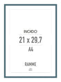 Calypso Blå Ramme - Incado NordicLine - 21 x 29,7 cm / A4 21 x 29,7  / A4 cm Ramme