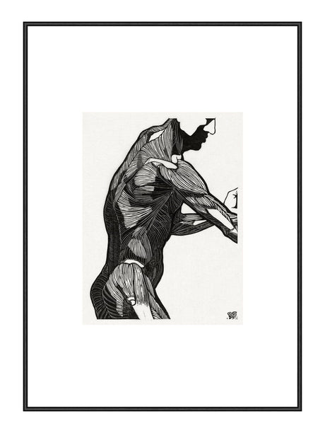 Mand - Kunstplakat - Reijer Stolk 30 x 40  cm Plakat