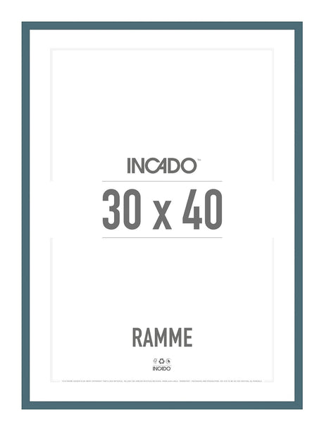Calypso Blå Ramme - Incado NordicLine - 30 x 40 cm 30 x 40  cm Ramme