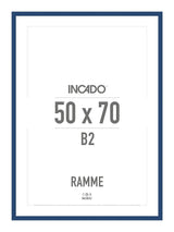 Classic blue blå ramme - Incado NordicLine - 50 x 70 cm 50 x 70  cm Ramme