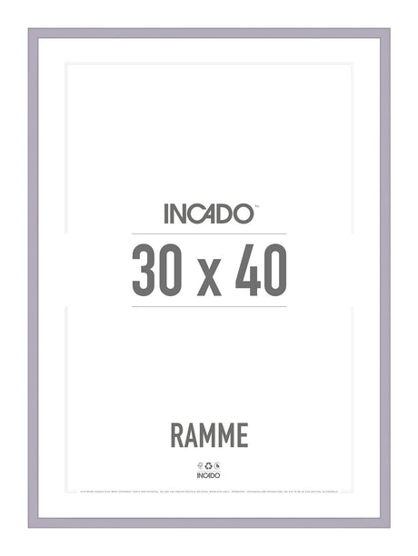 Lavender lyserød/lilla ramme - Incado NordicLine - 30 x 40 cm 30 x 40  cm Ramme