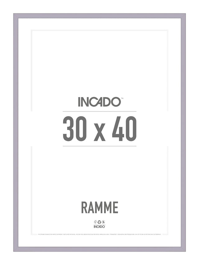 Lavender lyserød/lilla ramme - Incado NordicLine - 30 x 40 cm 30 x 40  cm Ramme