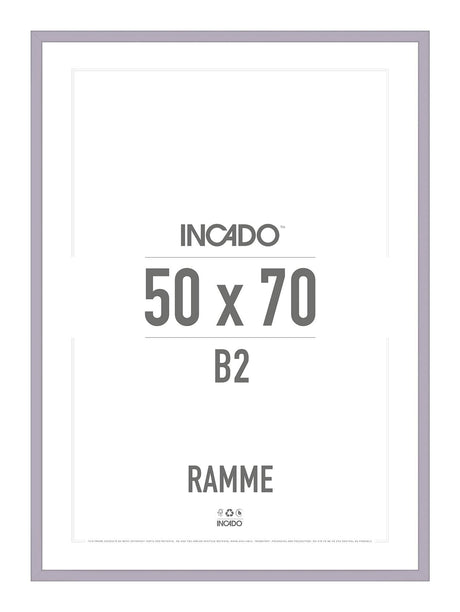 Lavender lyserød/lilla ramme - Incado NordicLine - 50 x 70 cm 50 x 70  cm Ramme