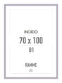 Lavender lyserød/lilla ramme - Incado NordicLine - 70 x 100 cm 70 x 100  cm Ramme