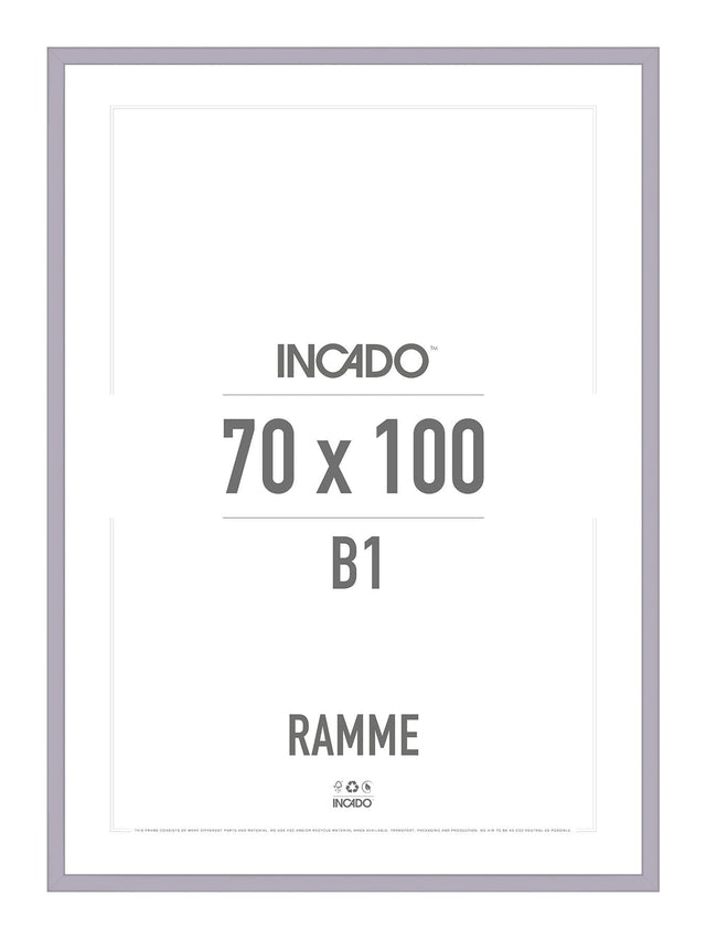 Lavender lyserød/lilla ramme - Incado NordicLine - 70 x 100 cm 70 x 100  cm Ramme