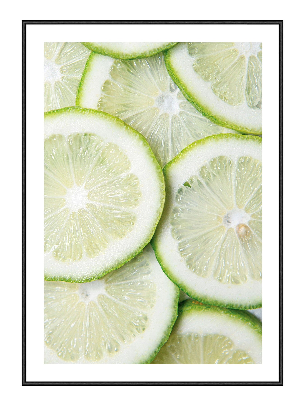 Lime Closeup 21 x 29,7  / A4 cm Plakat