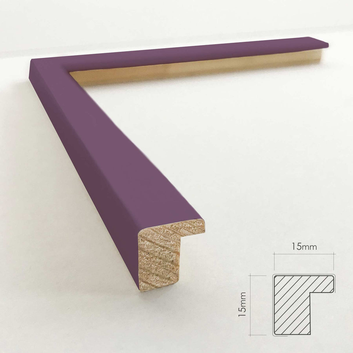 Berry conserve lilla ramme - Incado NordicLine - 29,7 x 42 cm / A3