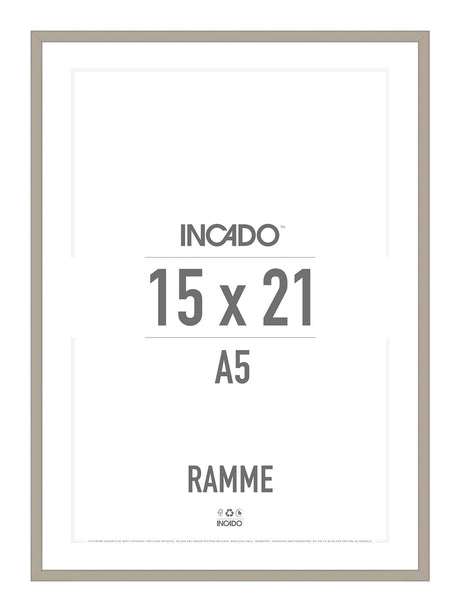 Marrakesh brunlig ramme - Incado NordicLine - 15 x 21 cm 15 x 21  cm Ramme