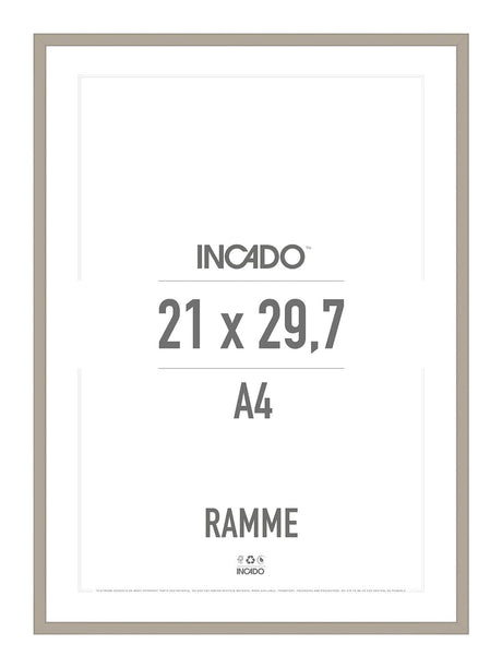 Marrakesh brunlig ramme - Incado NordicLine - 21 x 29,7 cm / A4 21 x 29,7  / A4 cm Ramme