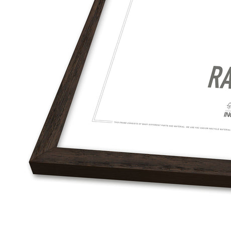 Røget egetræsramme 15mm - Massiv eg - Incado NordicLine - 42 x 59,4 cm / A2