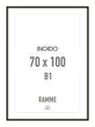 Sort aluminiumsramme - Incado NordicLine - 70 x 100 cm 70 x 100  cm Ramme