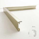 Messing aluminiumsramme - Incado NordicLine - 70 x 100 cm