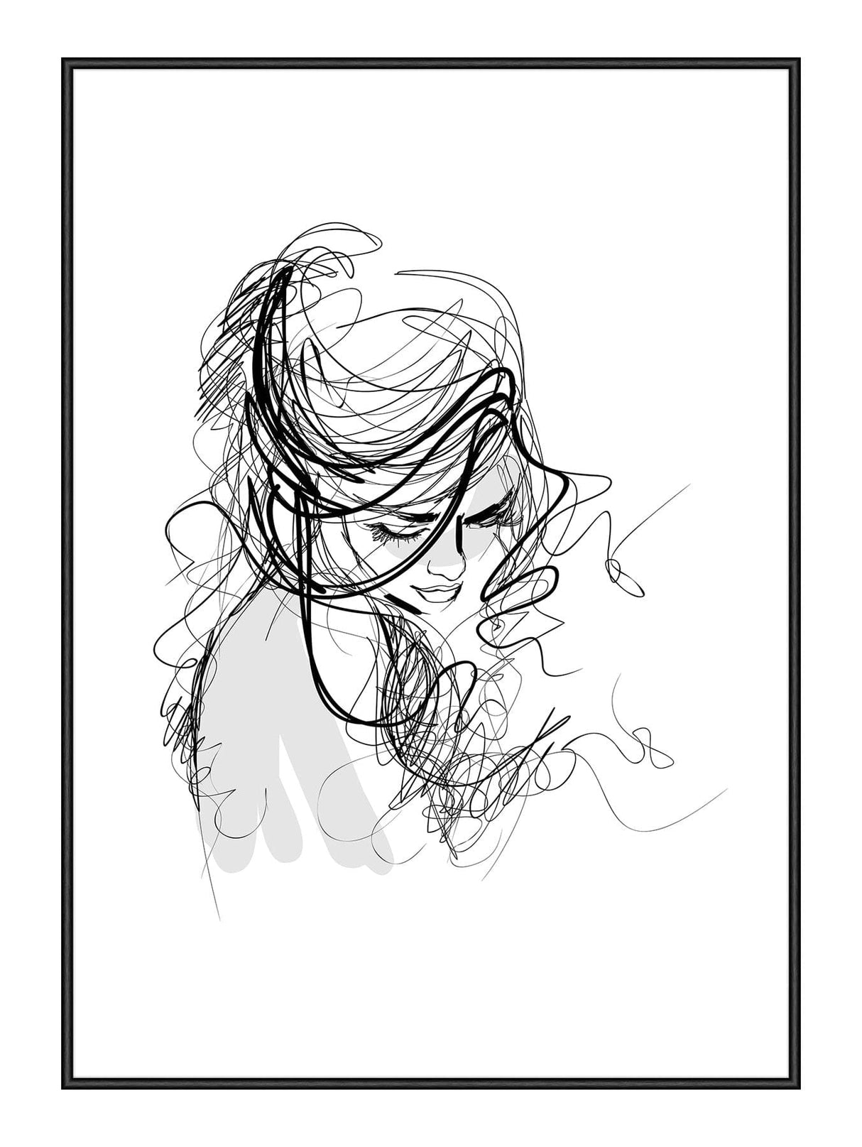 Lady 50 x 70  cm Plakat