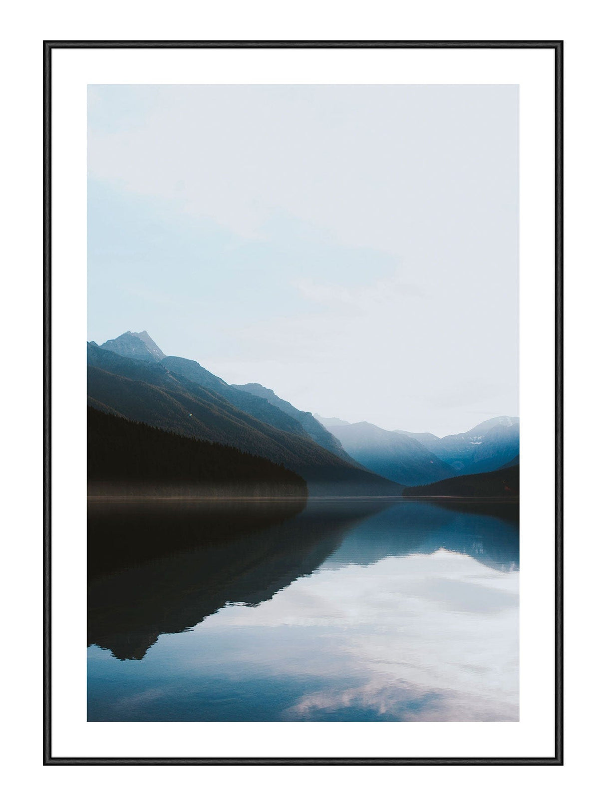 Foggy Lake 21 x 29,7  / A4 cm Plakat