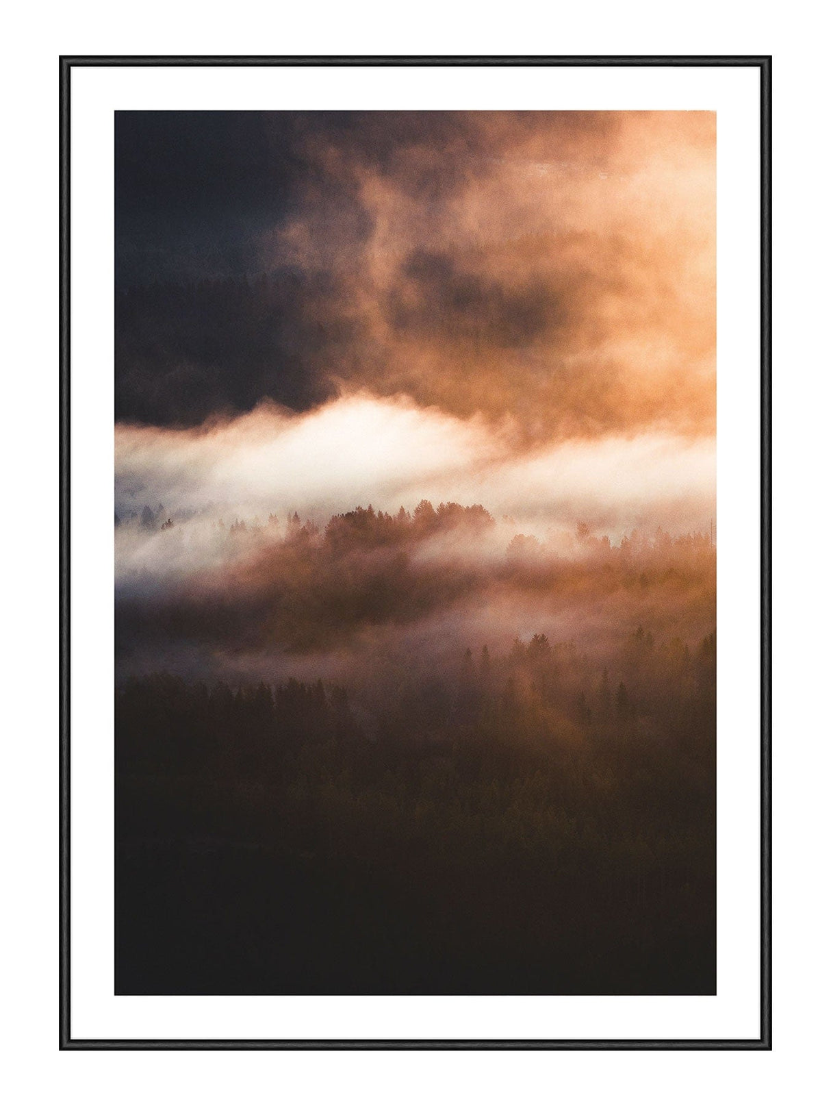 Rust Clouds 21 x 29,7  / A4 cm Plakat