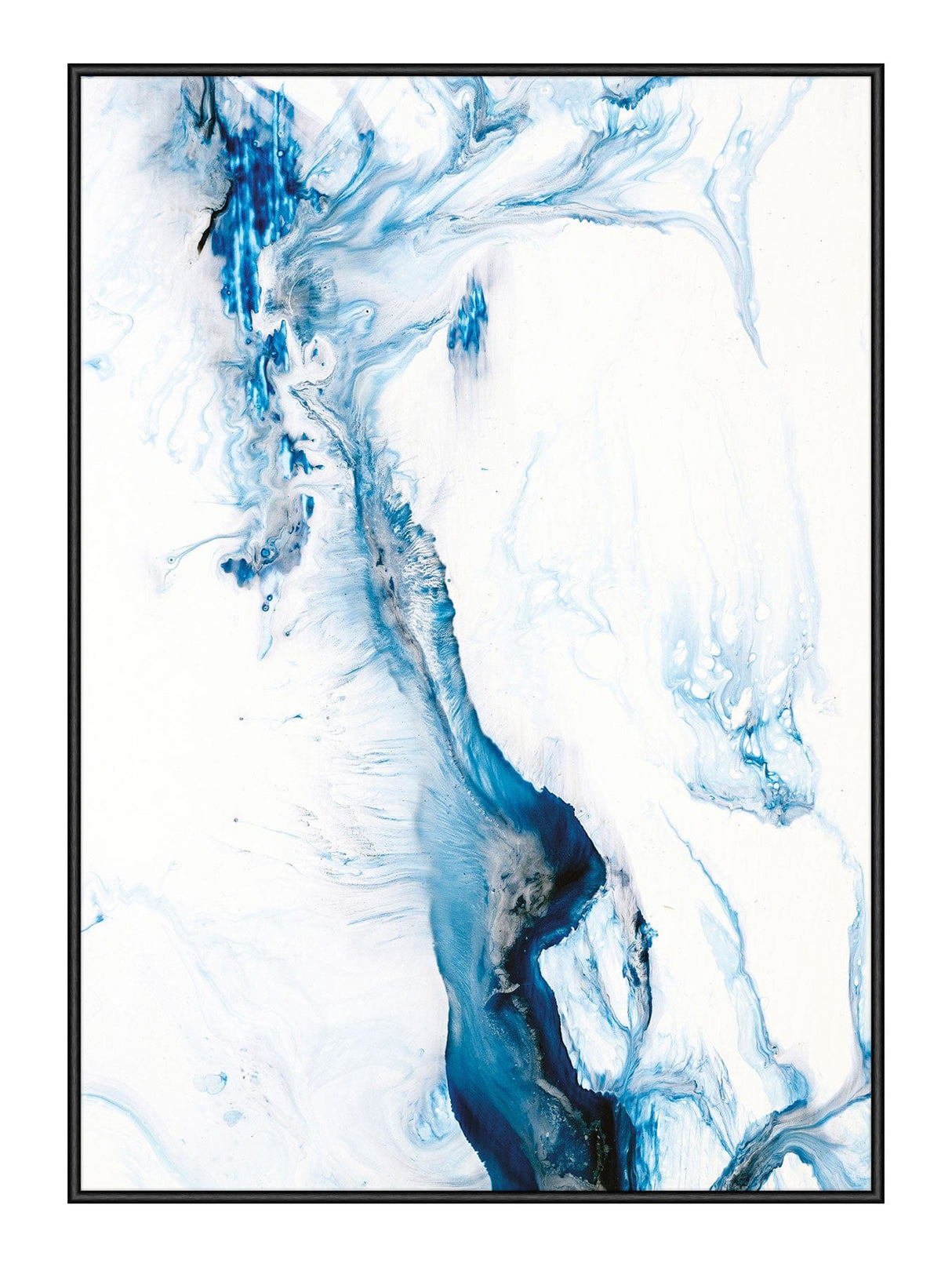 Blue Splash 21 x 29,7  / A4 cm Plakat