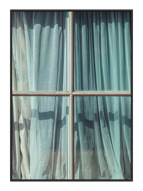 Blue Curtain 21 x 29,7  / A4 cm Plakat