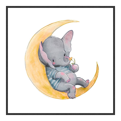 Plakat - Moonlight Elephant - Memory Art - Incado
