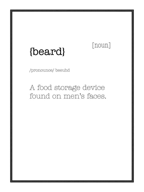 Plakat - Beard - Incado