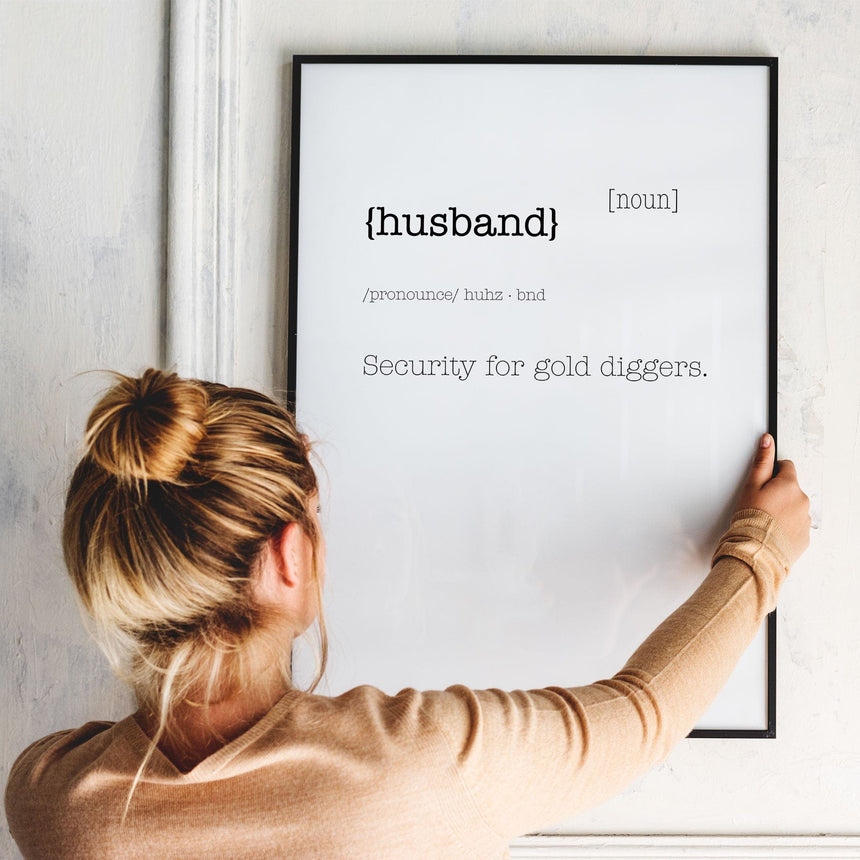 Plakat - Husband - Incado