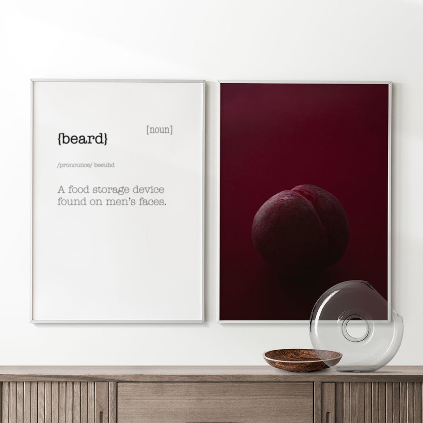 Plakat - Red Plum - Bon Appétit - Incado