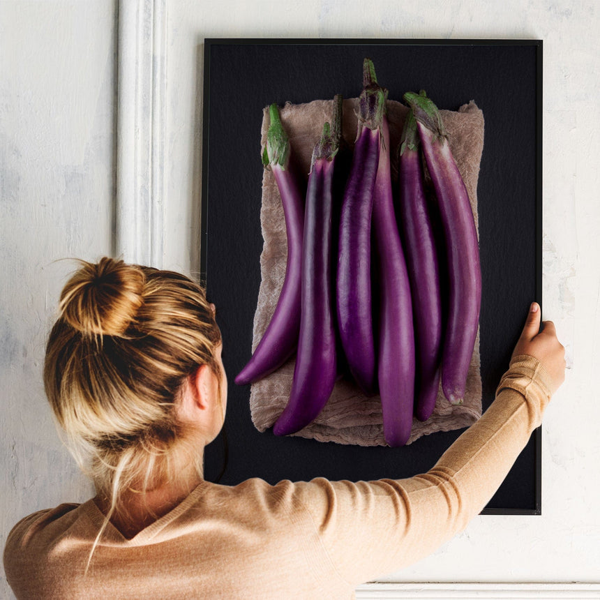 Plakat - Long Eggplant - Bon Appétit - Incado
