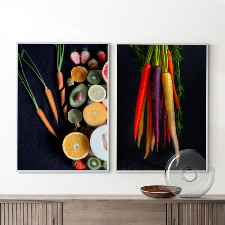 Plakat - Rainbow Carrot - Bon Appétit - Incado