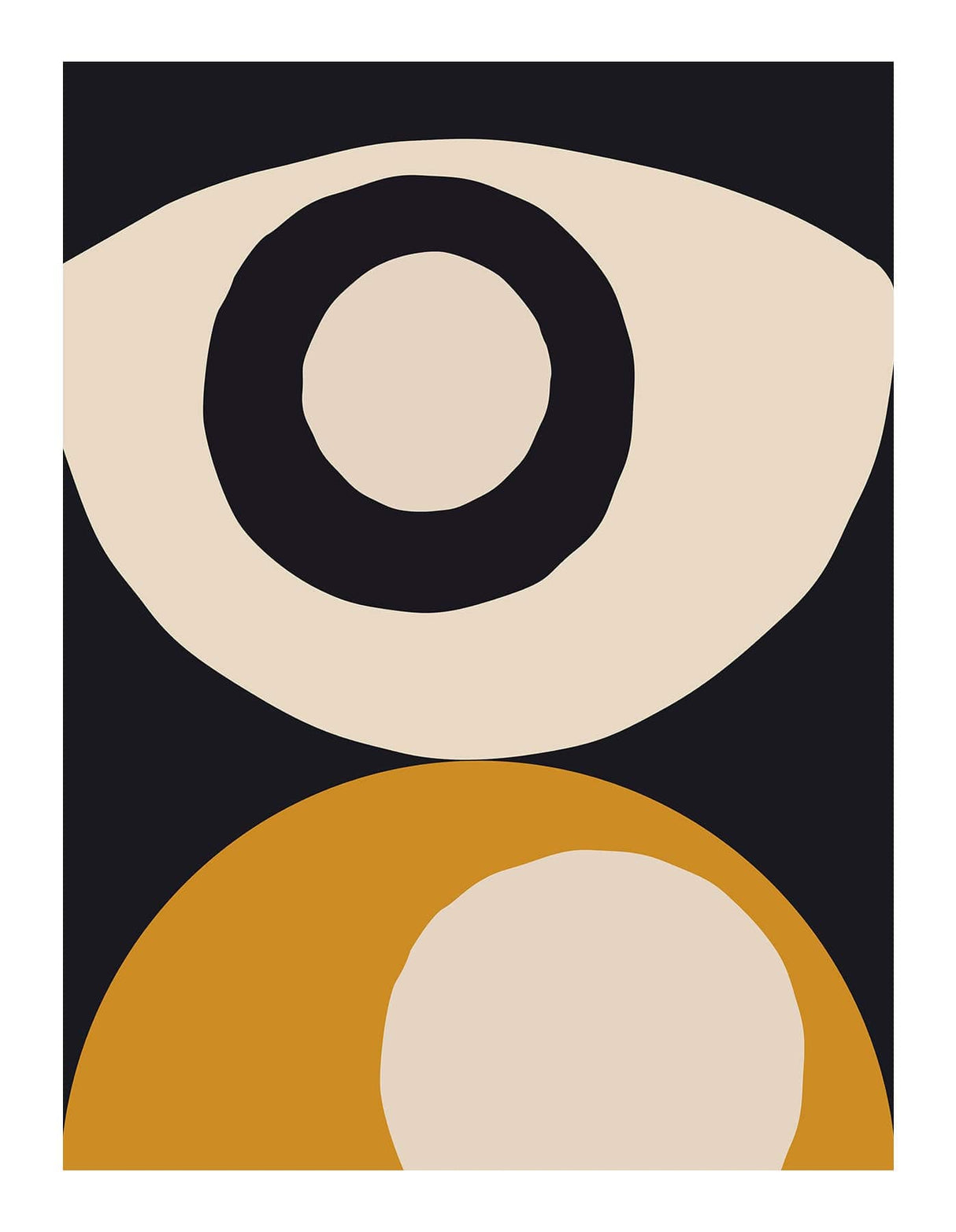 Eyeball - 90x120 - Lærredstryk 90 x 120  cm Lærredstryk