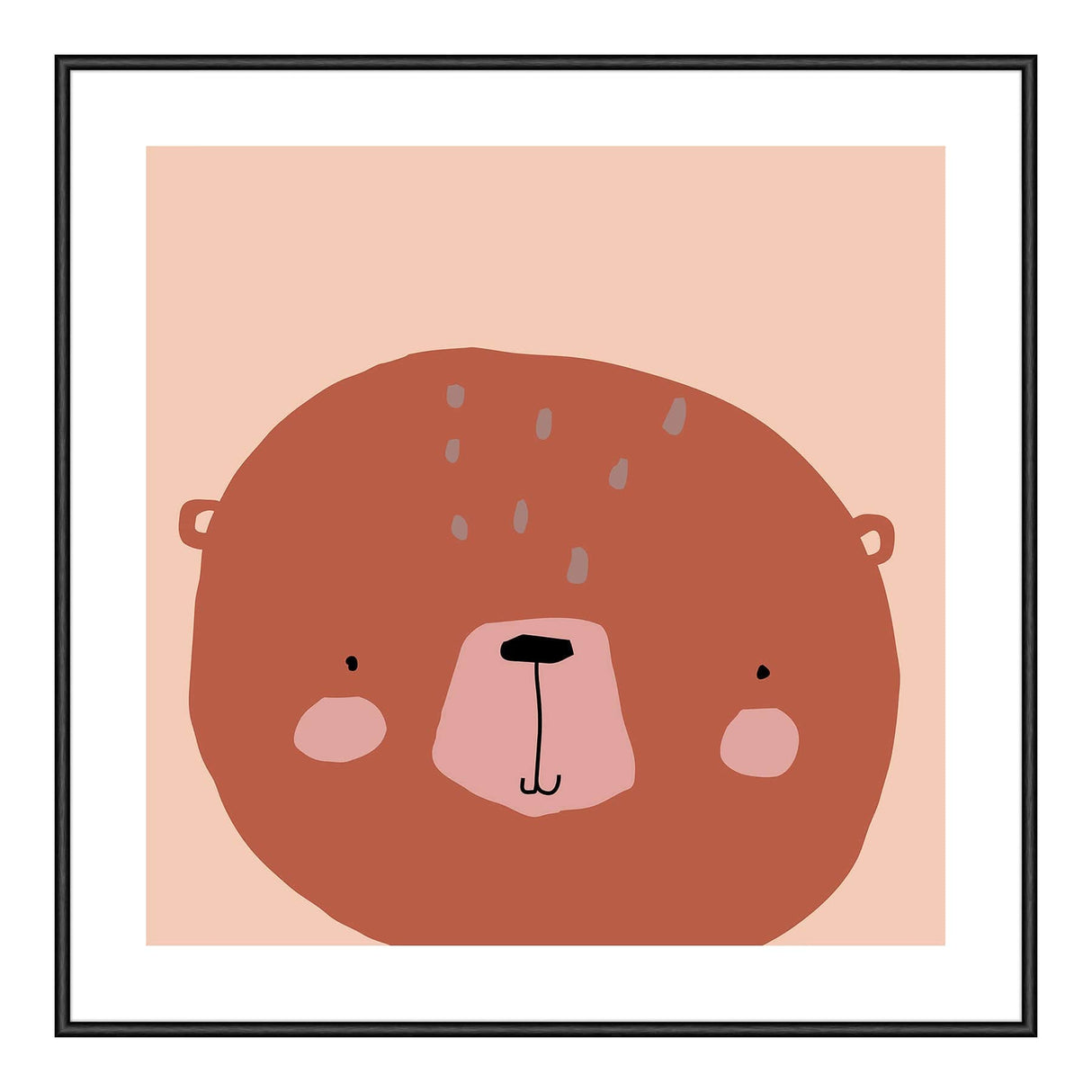 Bobby Bjørn 50 x 50  cm Plakat