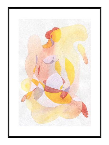 Pastel Lady 21 x 29,7  / A4 cm Plakat