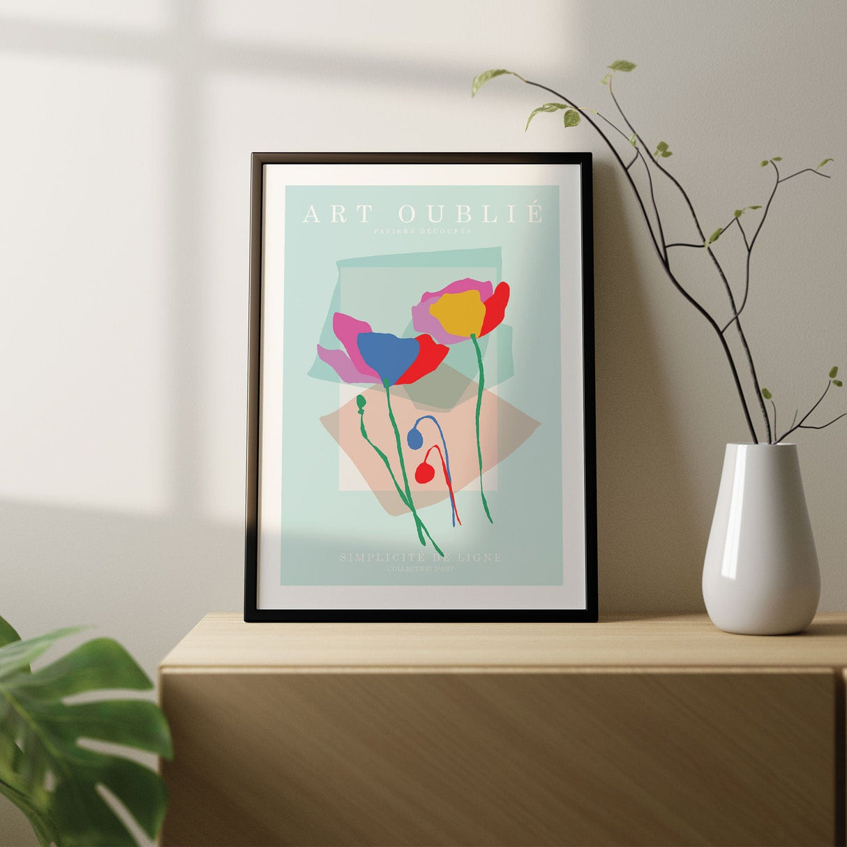 Art Oublié - Sommer Blomst  21 x 29,7 / A4 cm Plakat
