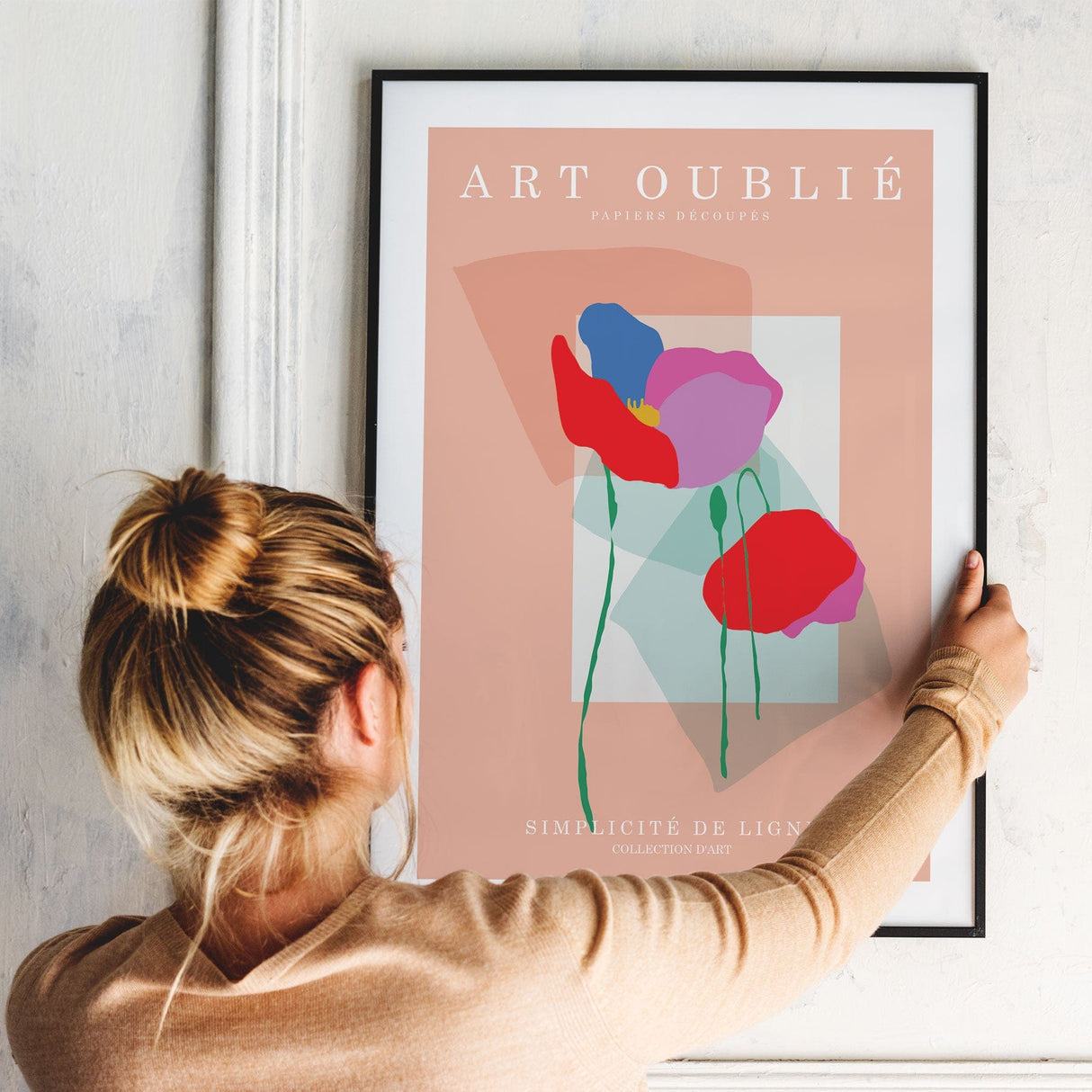 Art Oublié - Sommer Blomst II 21 x 29,7 / A4 cm Plakat