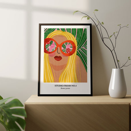 Studio Fresh - Flower Power 21 x 29,7 / A4 cm Plakat