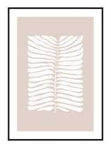 Plakat - Pink leaves - Incado