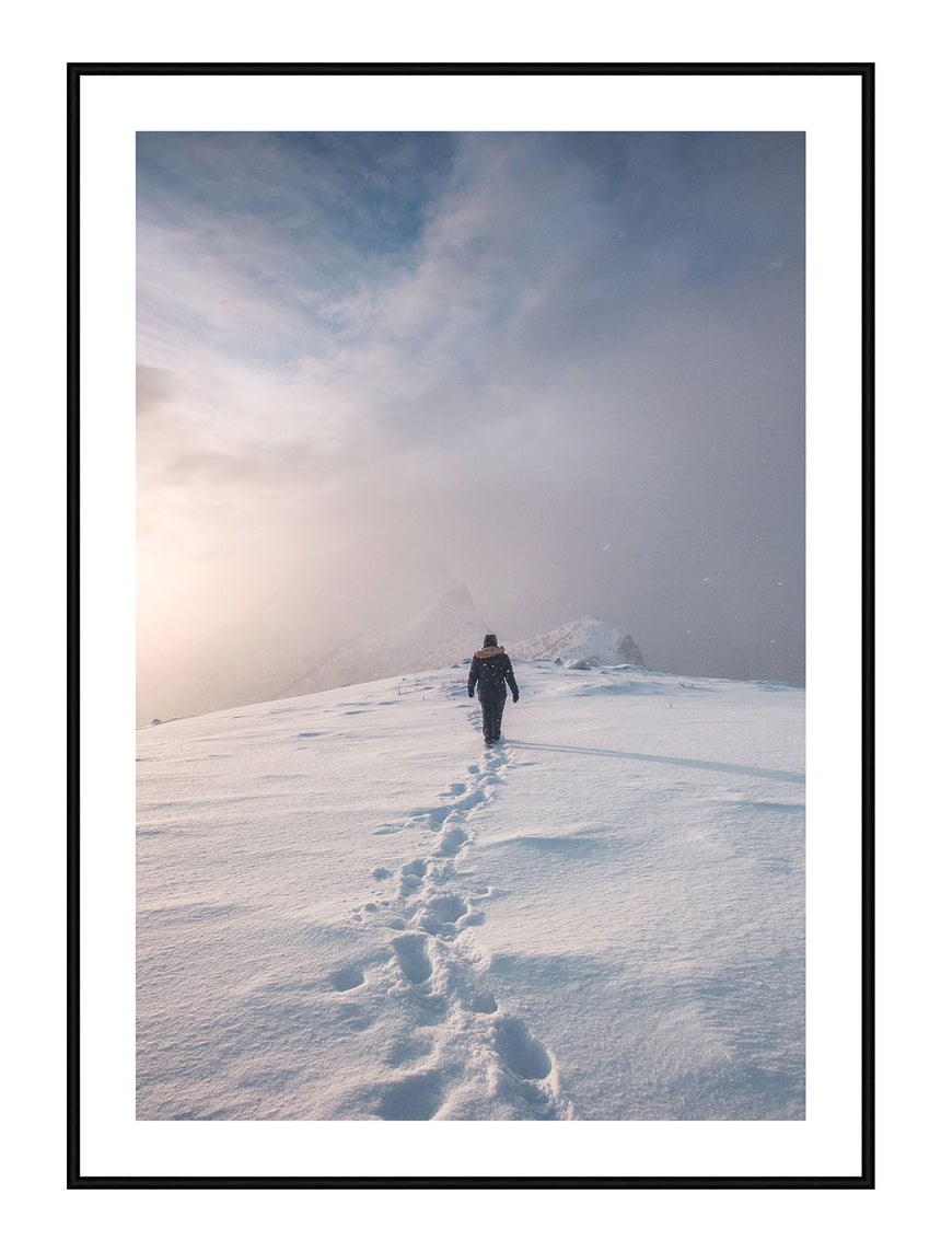 Plakat - A walk in the snow - Incado