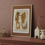 Brown Abstract - Artist Paper - Colour Collection 50 x 70 cm Artist Paper