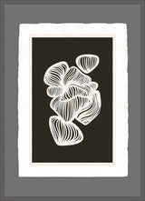 Luksus plakat med grå ramme - Soft Mushrooms - Artist Paper - Incado