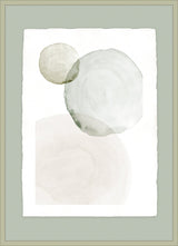 Luksus plakat med grøn ramme - Bubble Tea - Artist Paper - Incado