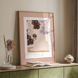 Luksus plakat med egetræsramme - Elementary Pastel - Flowers - Artist Paper - Incado