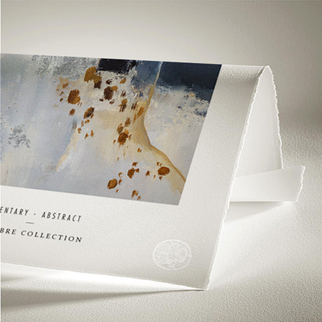 Luksus plakat med beige ramme - Abstract I - Artist Paper - Incado