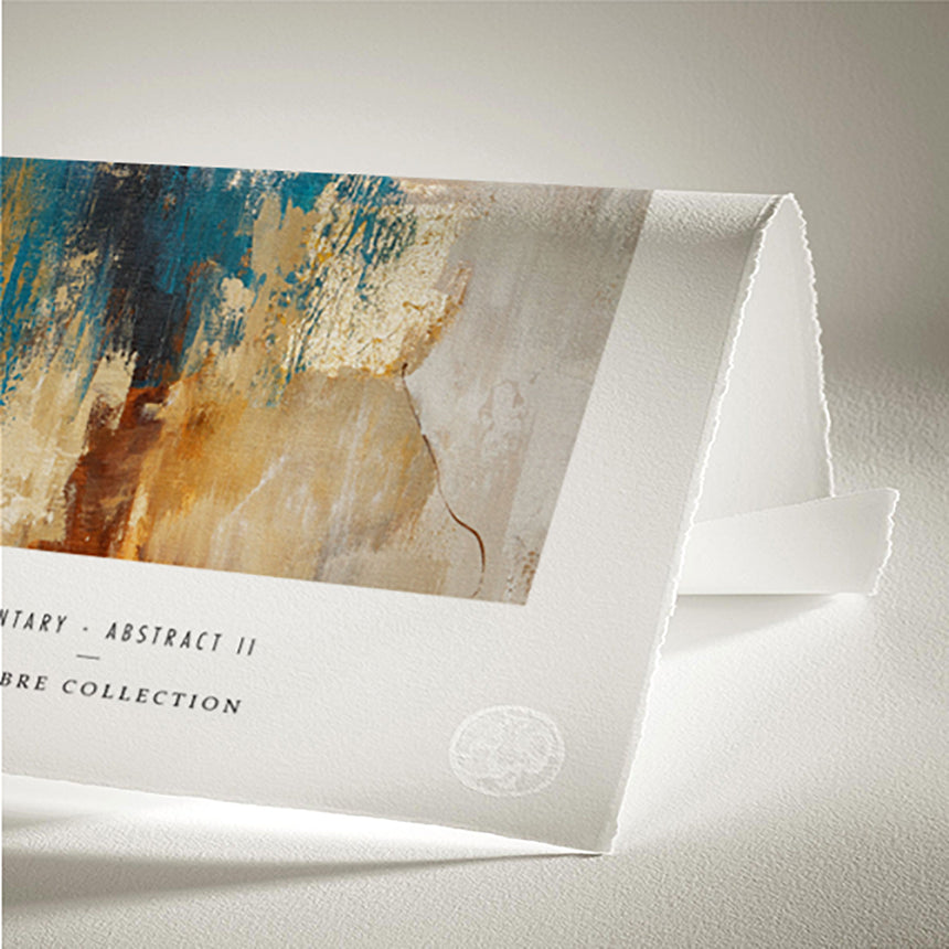 Luksus plakat med beige ramme - Abstract II - Artist Paper - Incado